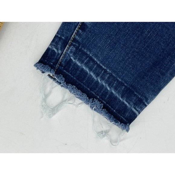 Pac Sun Women's Mid Rise Ankle Jeggings Distressed Skinny Jeans Denim Size 27 W - Picture 9 of 12